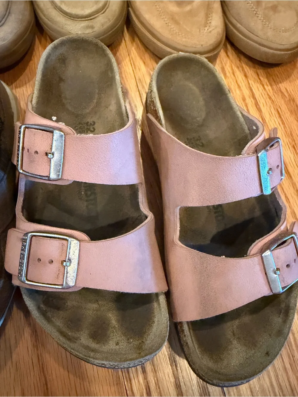 Birkenstock Arizona Sandals Kids Size 1 Euro 32 Pink